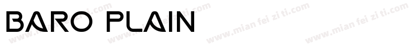 Baro Plain字体转换